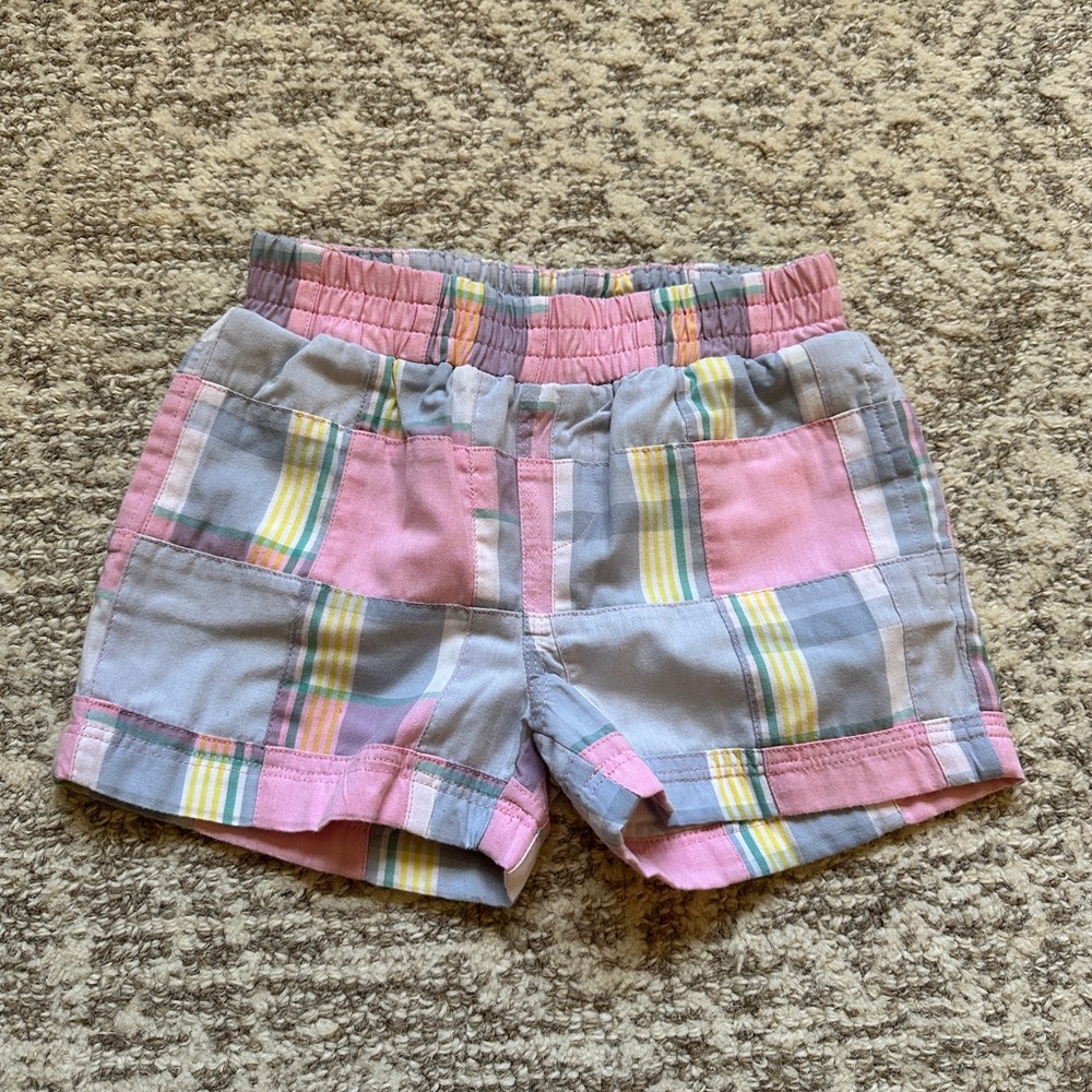TBBC Pastel Madras Shorts (4t)